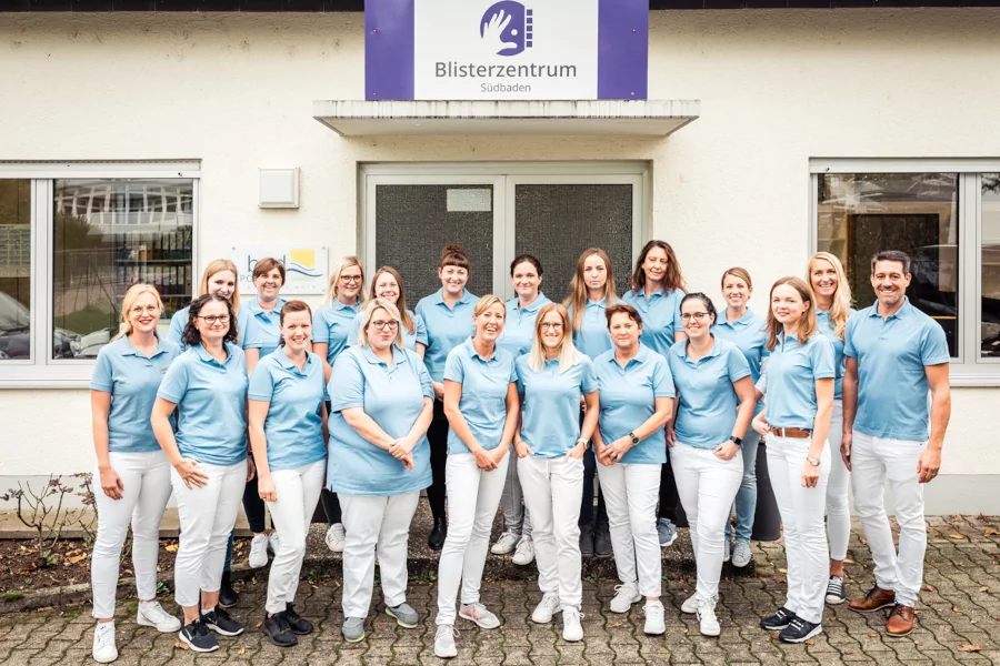 Teamfoto Blisterzentrum